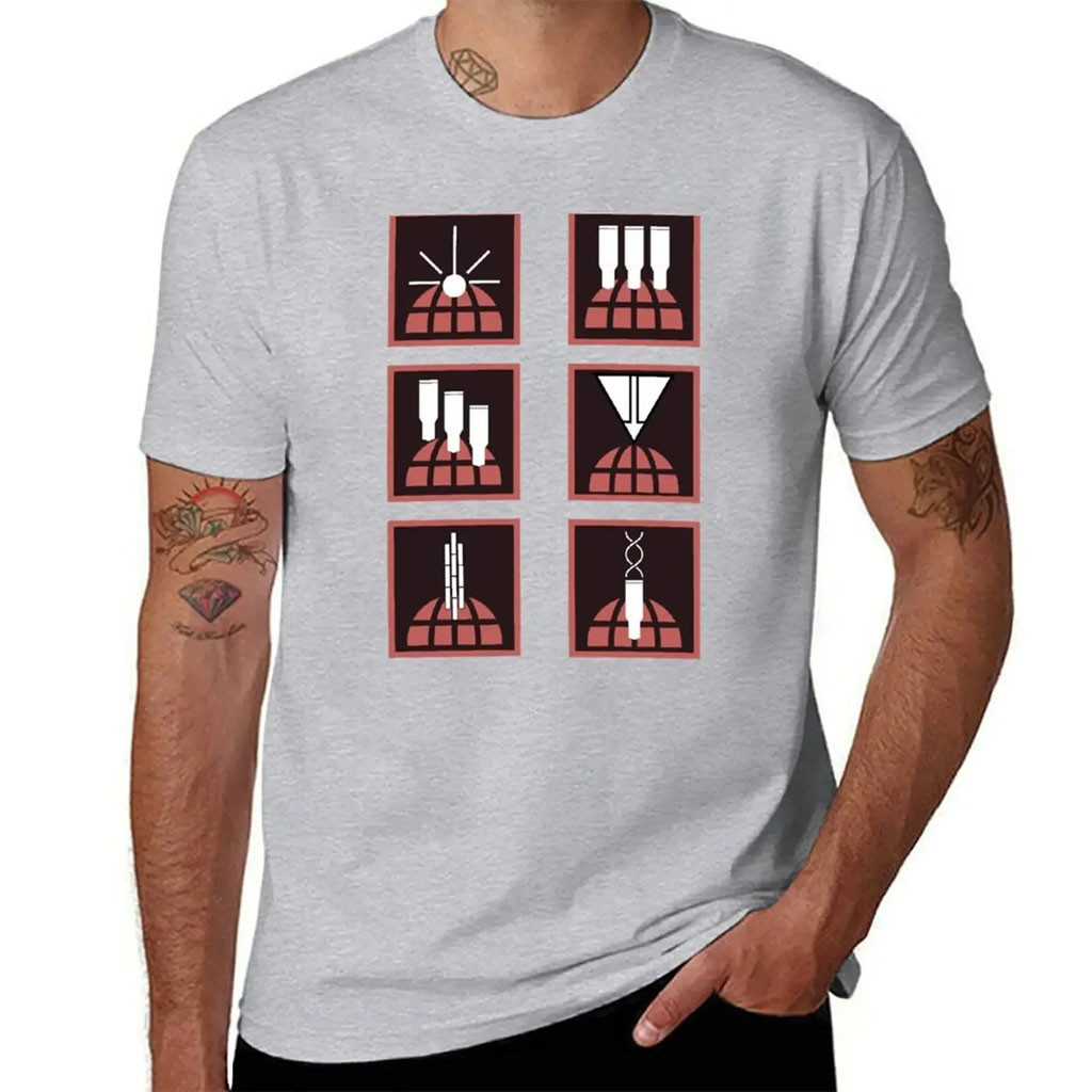Helldivers Merch 2026 Orbital Stratagems Icons T-Shirt Gifts For The Game Lover