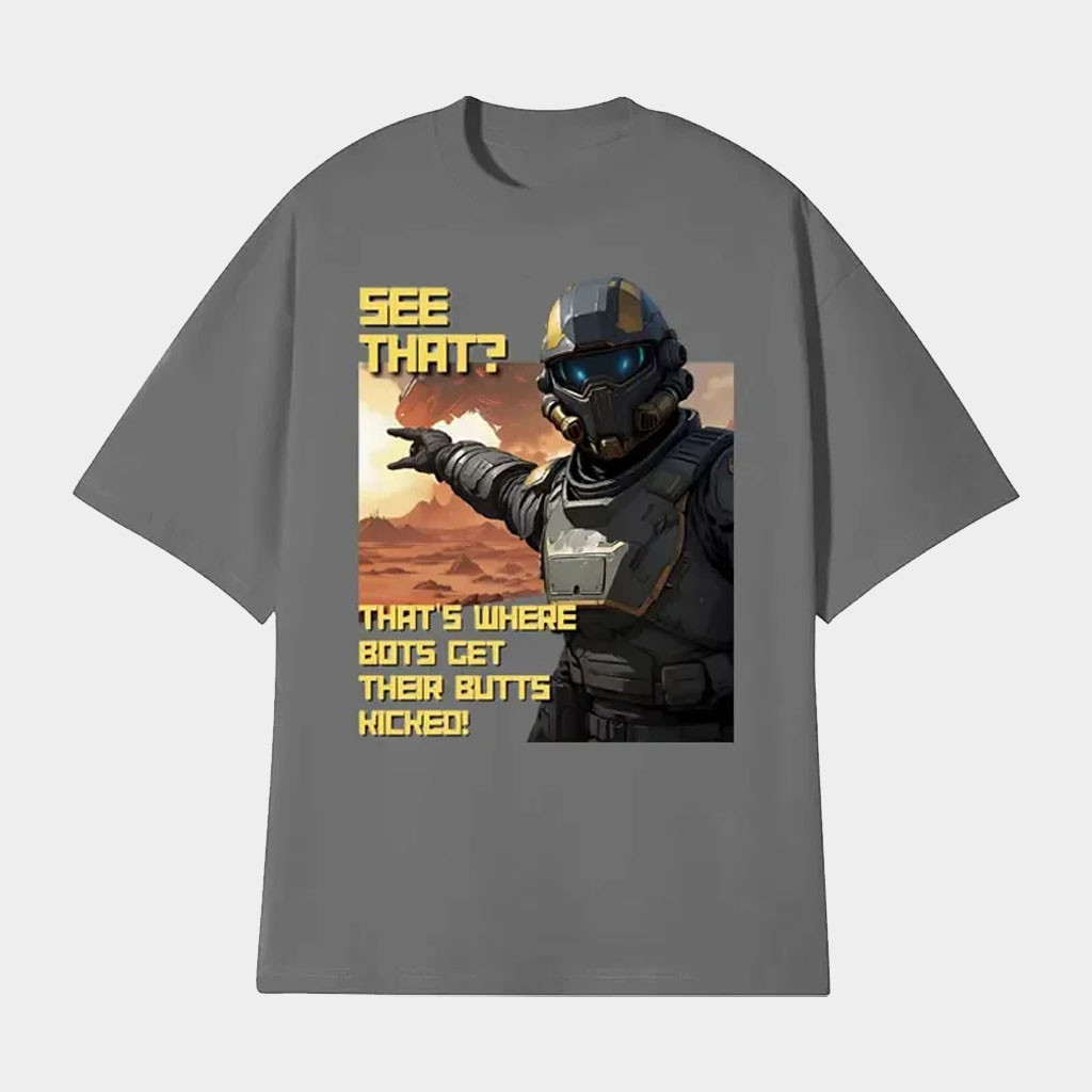 Helldivers Merch 2026 See That Shirt Helldivers T-Shirt Birthday Gifts For Video Game Lovers