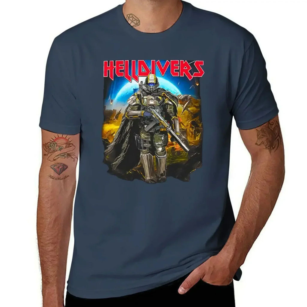 Helldivers Merch 2026 Skull Shirt Helldivers T-Shirt Gifts For The Video Game Lover