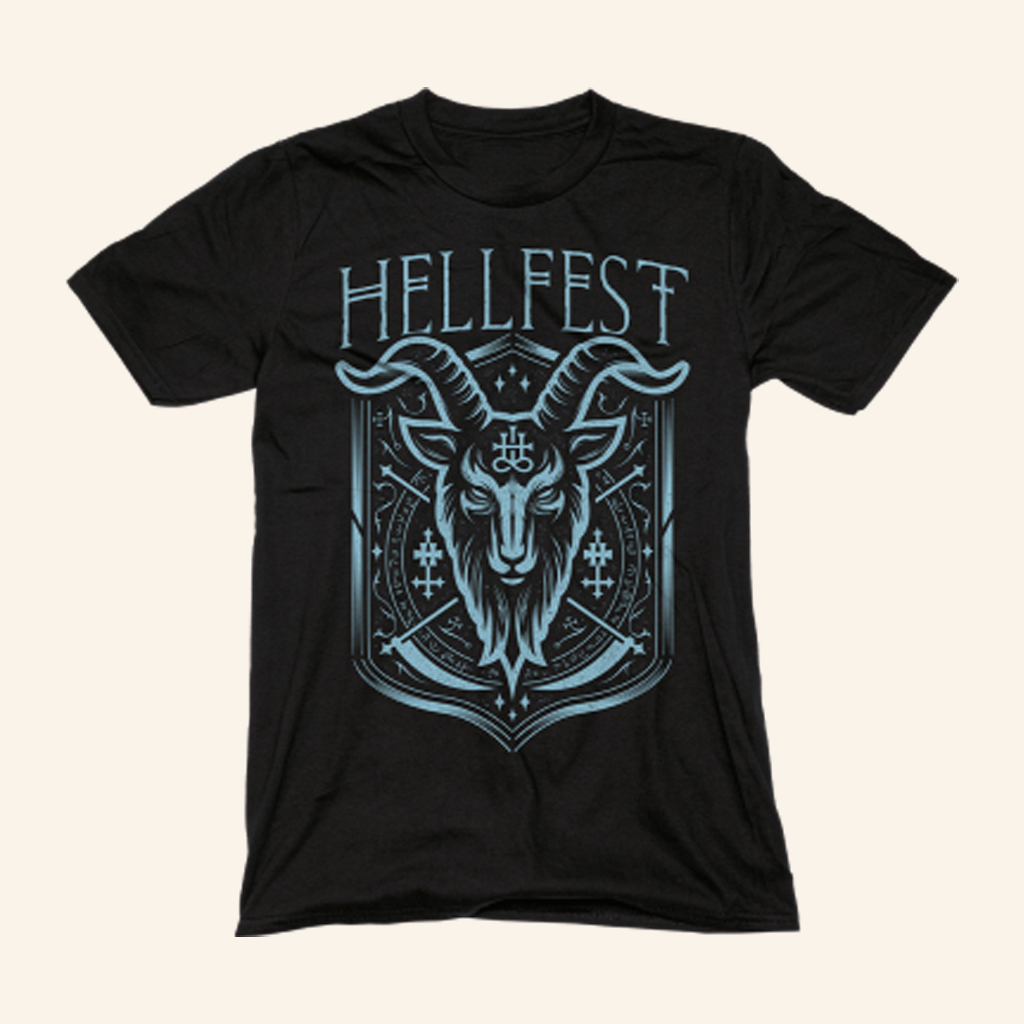Hellfest Merch Lucifer Goat T-Shirt Unique Gifts For Boyfriend Hellfest Merch Lucifer Goat T-Shirt Unique Gifts For Boyfriend