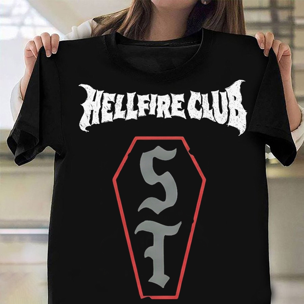 Hellfire Club Merch Stranger Things Movie T-Shirt Good Gifts For Her