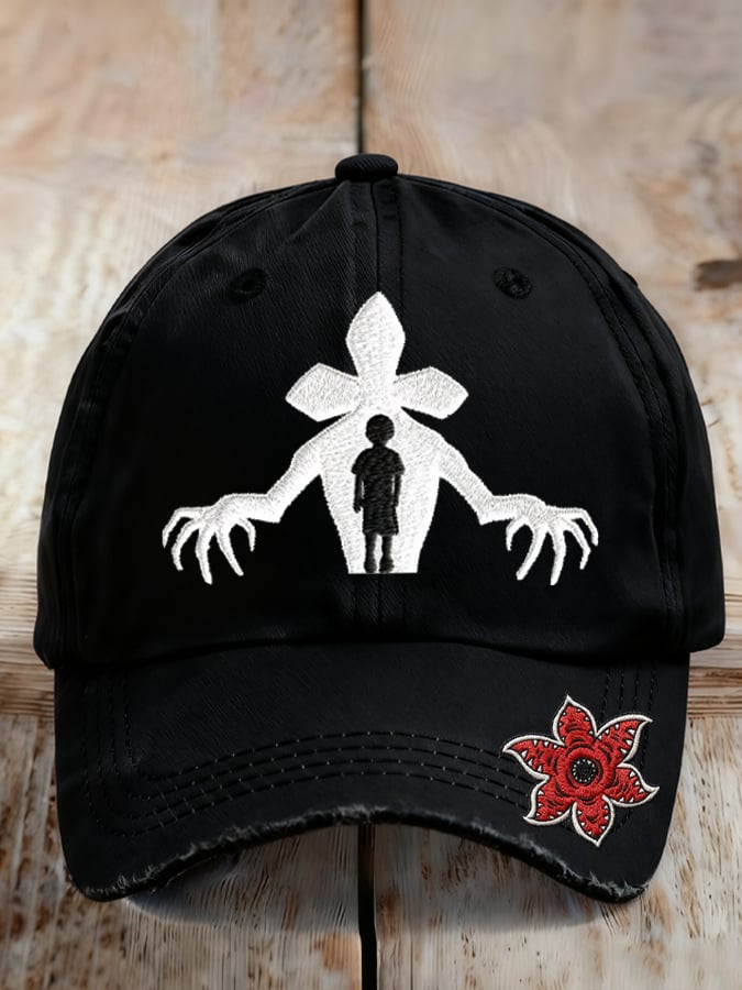 Hellfire Club Stranger Things Merch Hat Demogorgon Pattern Baseball Cap Stranger Things Gifts