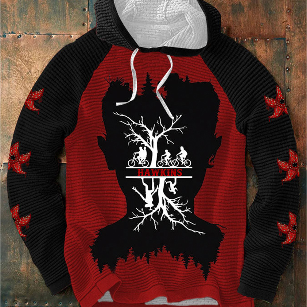 Hellfire Club Stranger Things Merch Hoodie Hawkins French Terry Hoodie Stranger Things Gifts