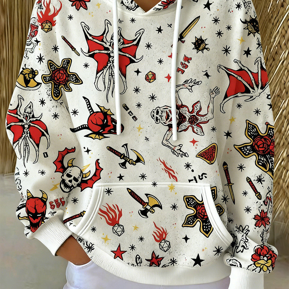 Hellfire Club Stranger Things Merch Hoodie Stranger Things Clothing Great Gift Ideas