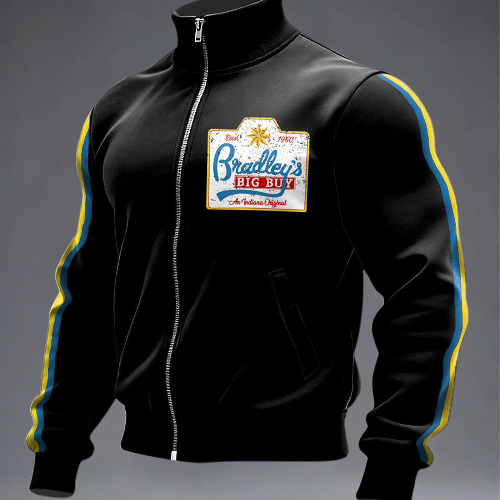 Hellfire Club Stranger Things Merch Jacket Bradley's Big Buy Stranger Things Apparel Men Gifts