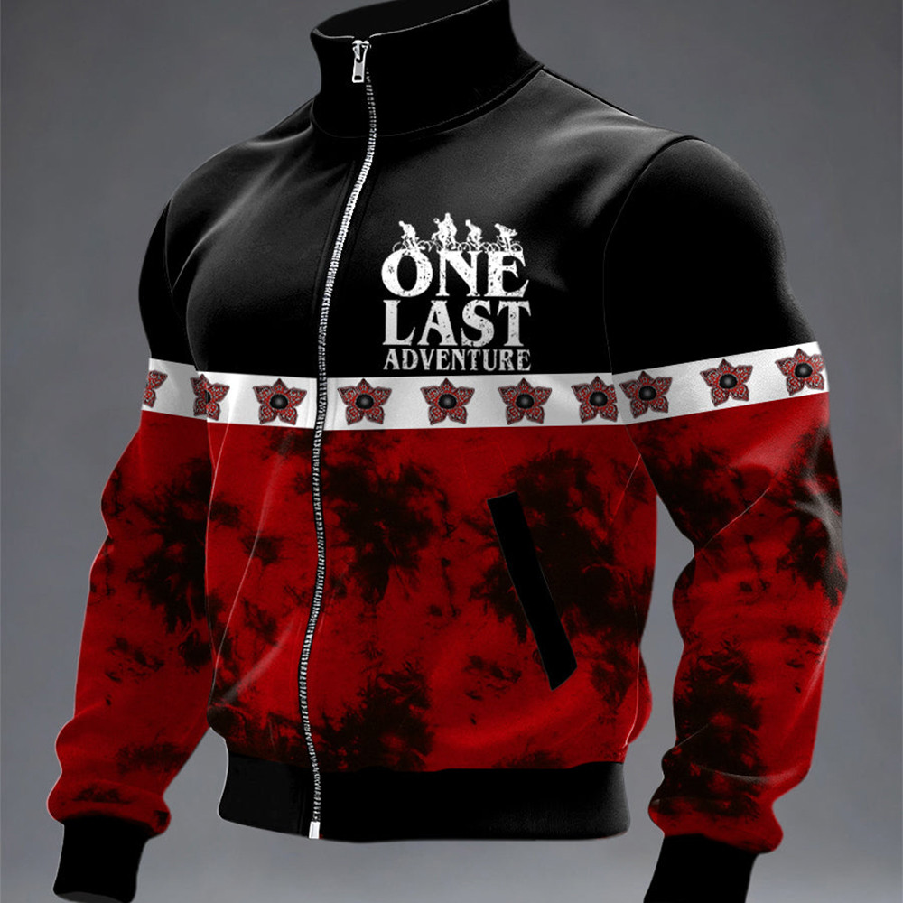 Hellfire Club Stranger Things Merch Jacket One Last Adventure Jacket Gifts For Enthusiasts