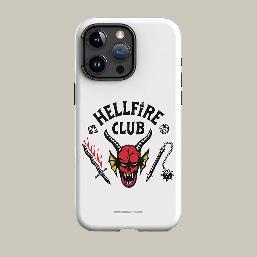 Hellfire Club Stranger Things Merch Phone Case Demon Logo Case Unique Gifts For Him