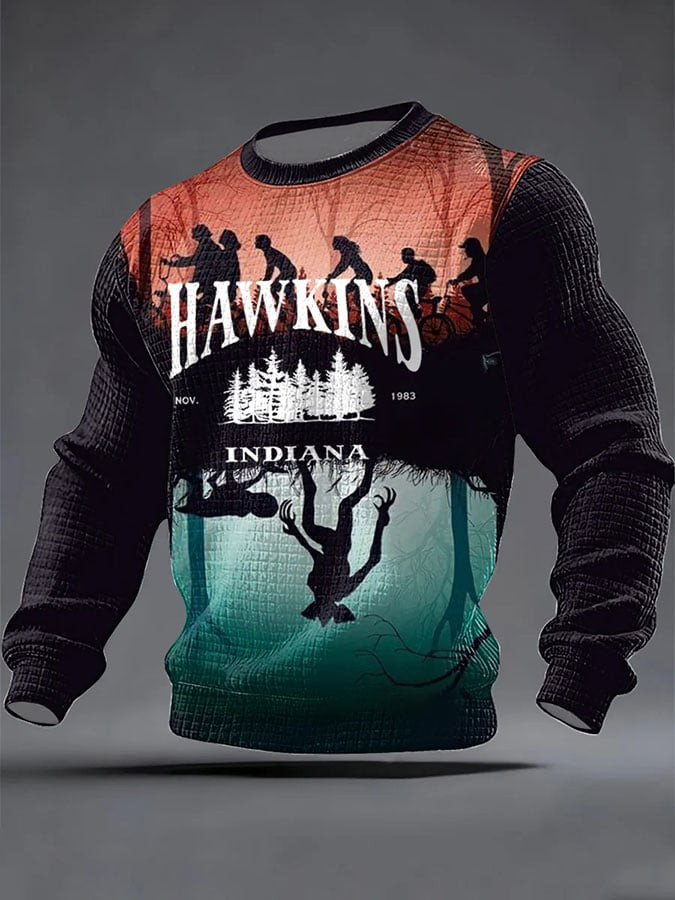 Hellfire Club Stranger Things Merch Sweatshirt Hawkins Indiana Stranger Things Apparel Gifts