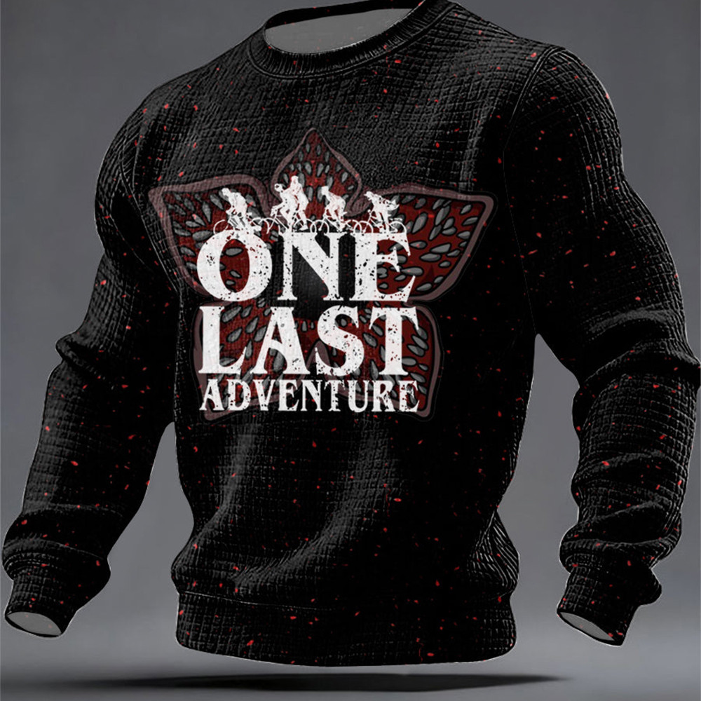 Hellfire Club Stranger Things Merch Sweatshirt One Last Adventure Sweatshirt Fantasy Lover Gift