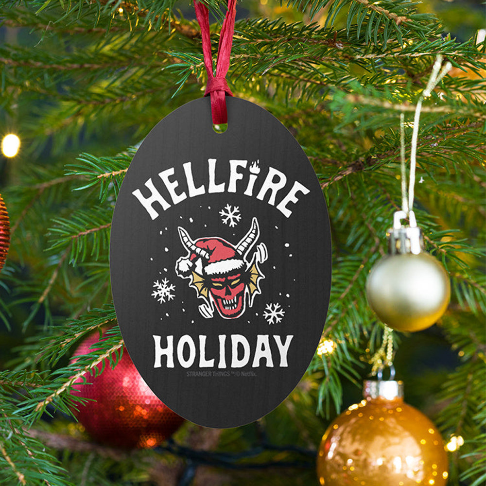 Hellfire Holiday Christmas Ornament Christmas Tree Decor Stranger Things Lover Xmas Gifts