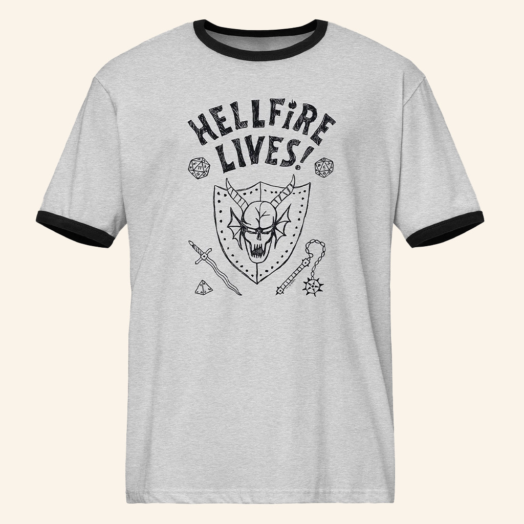 Hellfire Lives Shirt Stranger Things Merch Best Gifts For Stranger Things Fans
