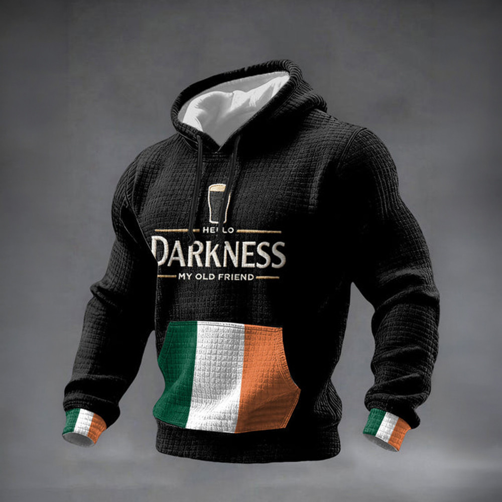 Hello Darkness My Old Friend Hoodie Saint Patricks Day Outfits St Patrick's Day Stuff