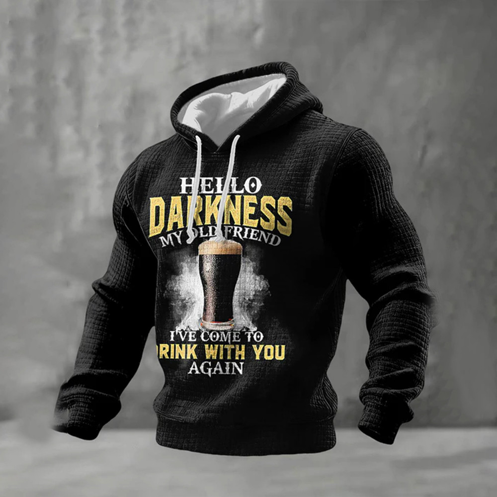 Hello Darkness My Old Friend St Patrick's Day Hoodie Saint Patricks Day Apparel Gift Idea