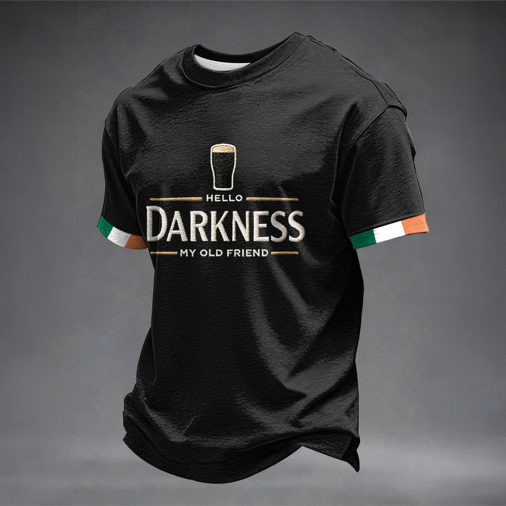 Hello Darkness My Old Friend T-Shirt Saint Patrick's Day Merch Unique Gift For Husband