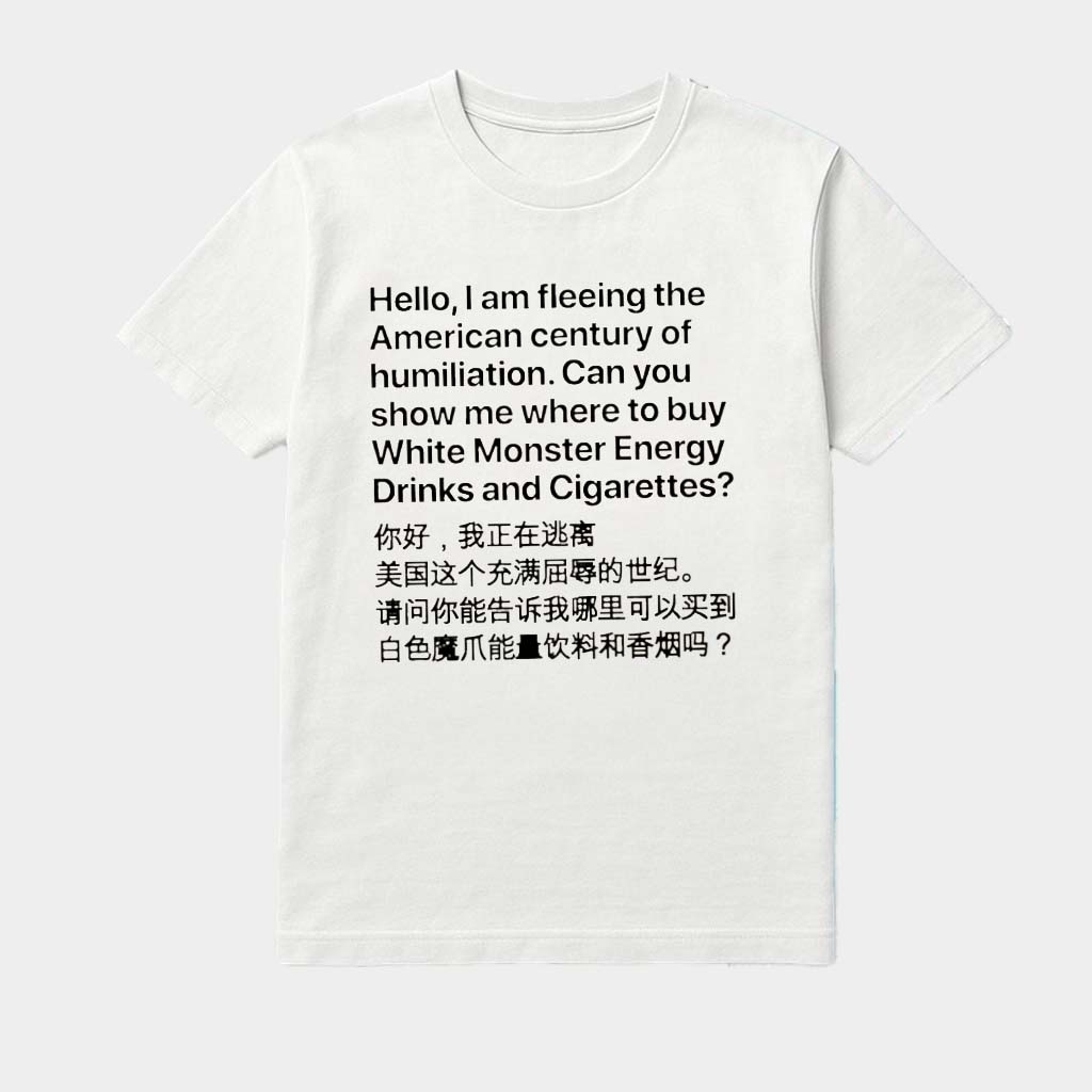 Hello I Am Fleeing The American Century Of Humiliation Shirt Gifts For BFF