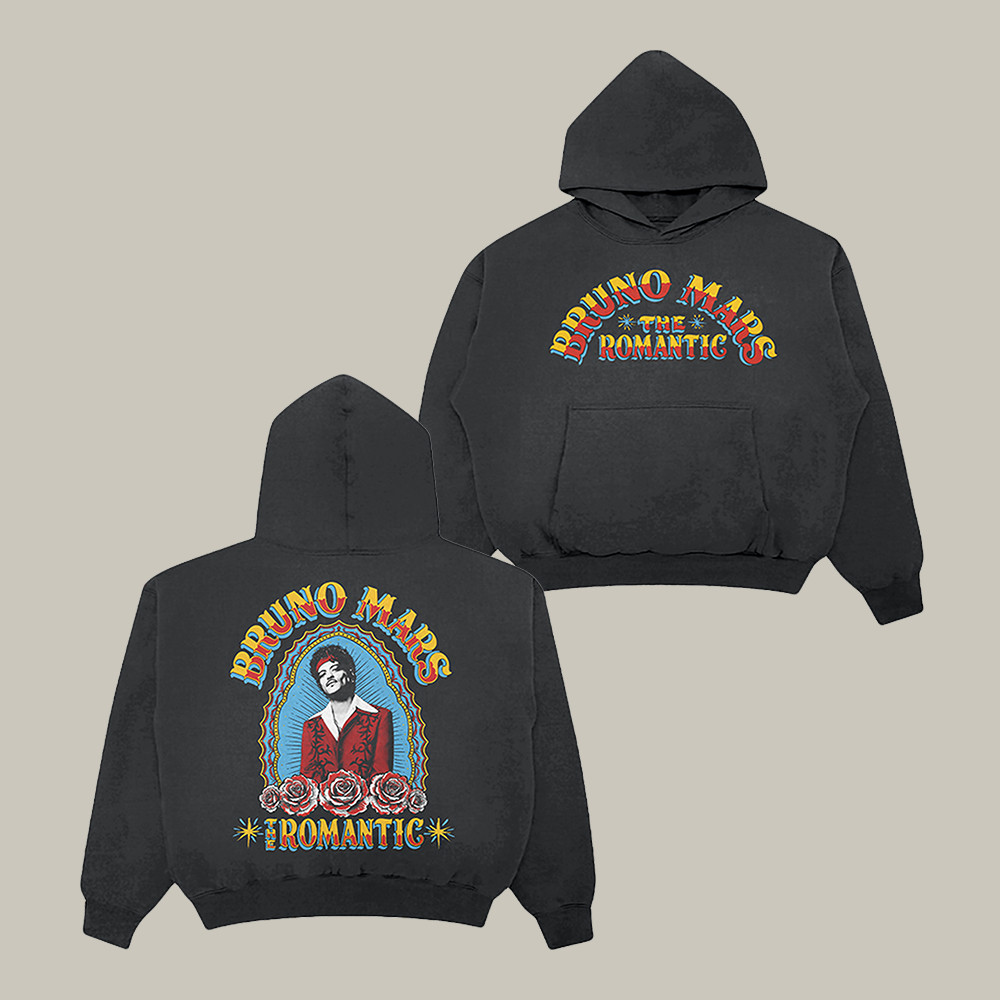 Hello Kitty Bruno Mars Tokyo Hoodie The Romantic Tour Item Merch Gift For Women