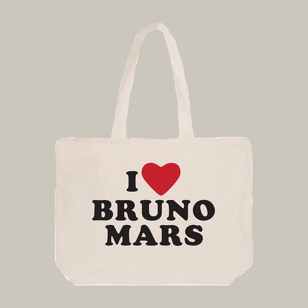 Hello Kitty Bruno Mars Tokyo Tote Bag I Love BRUNO MARS Merchandise Gift For Cousins