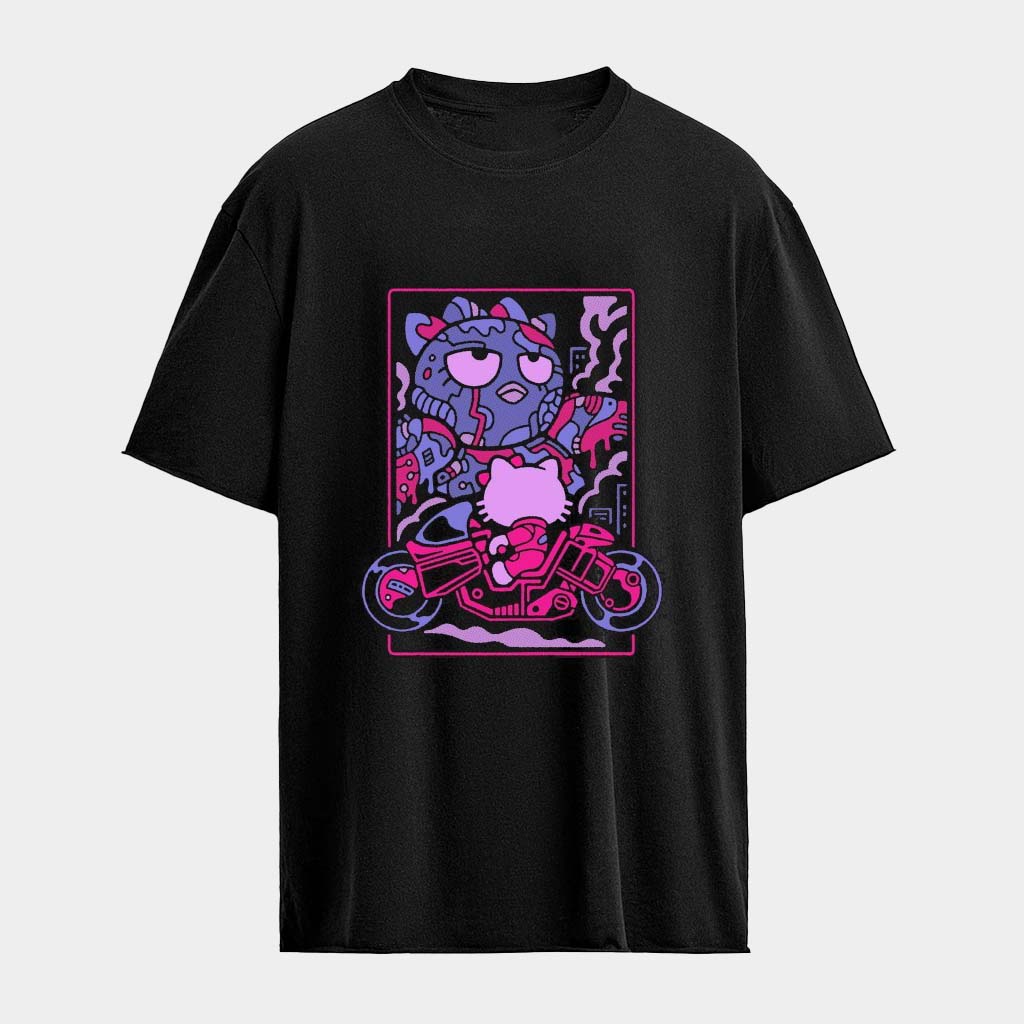 Hello Kitty Drew Wise Kawaii Motor T-shirt Birthday Present For Daughter