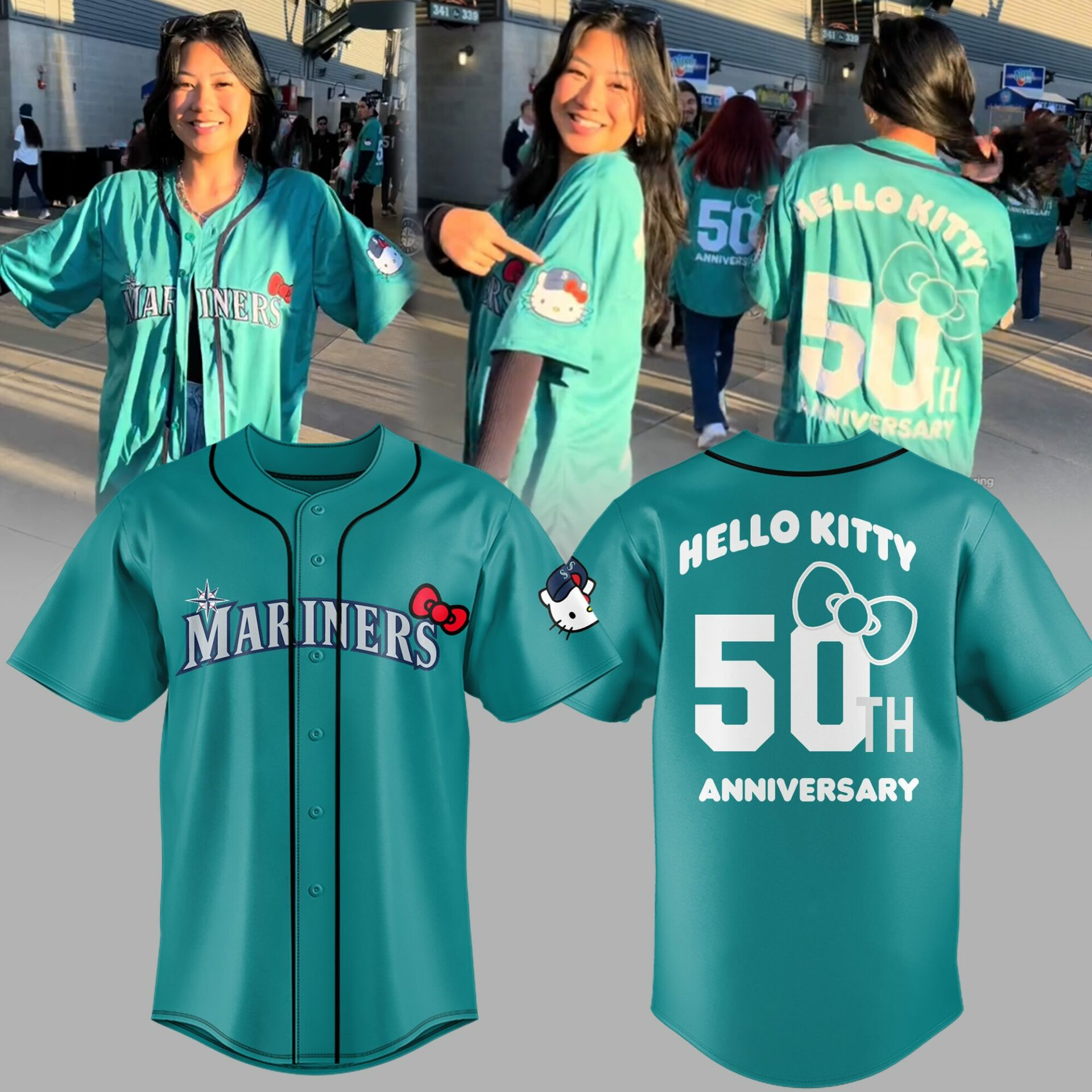 Hello Kitty Night September 10th Jersey Baseball Father's Day Gifts