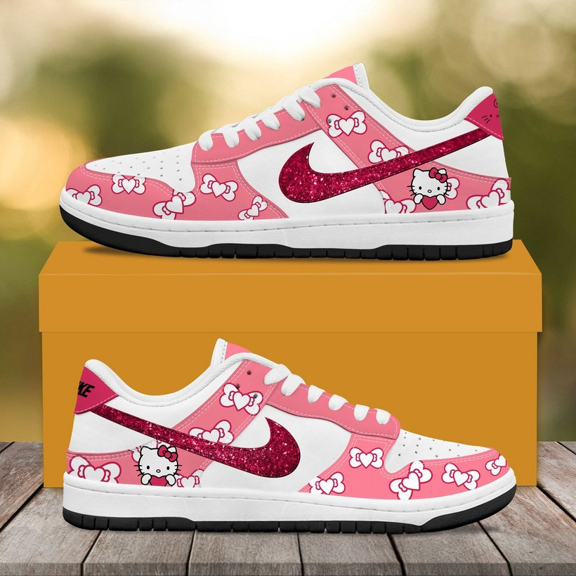 Hello Kitty Premium Sb Dunk Low Top Sneaker Gift Ideas For Girlfriend