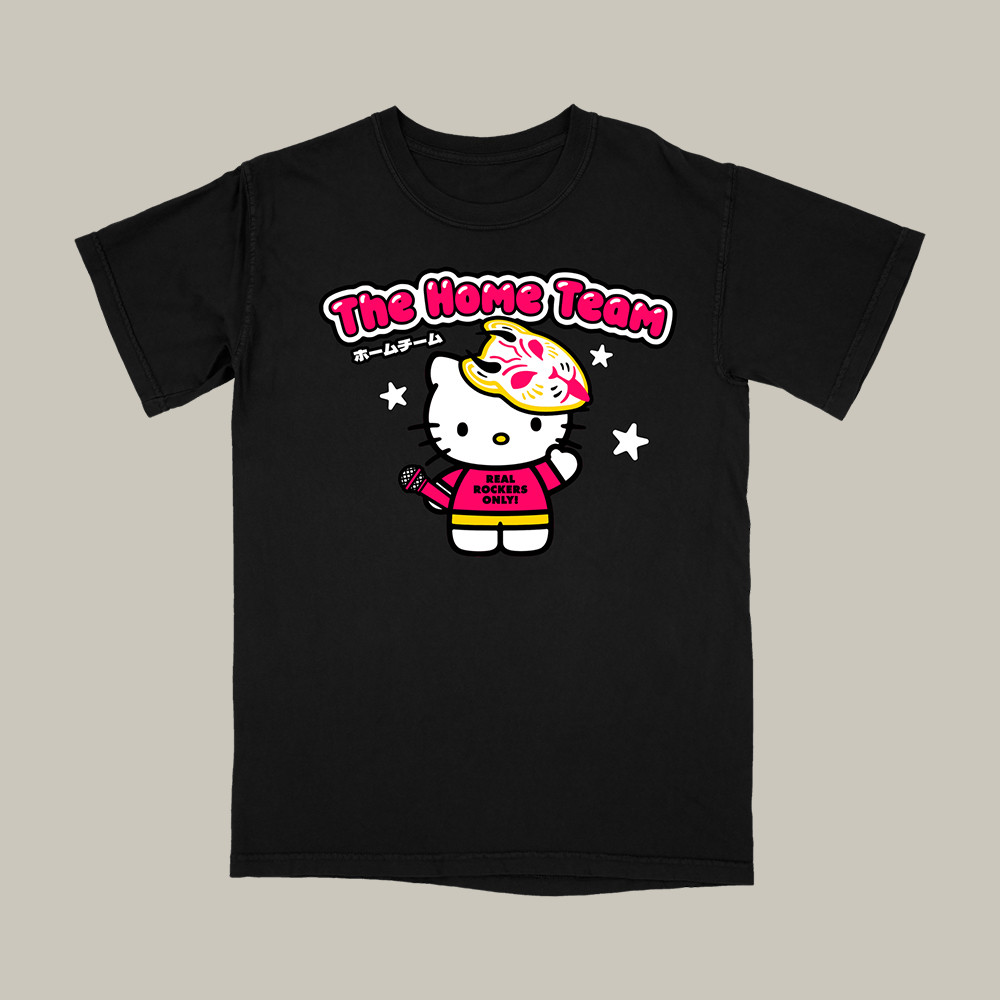 Hello Kitty The Home Team T-Shirt Pop Punk Band Shirt The Home Team Fan Gifts