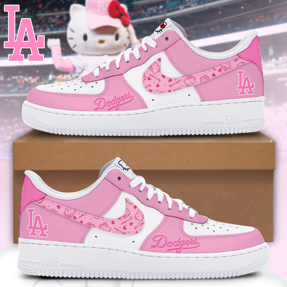 Hello Kitty X Los Angeles Dodgers Sneaker Gifts For Baseball Lovers