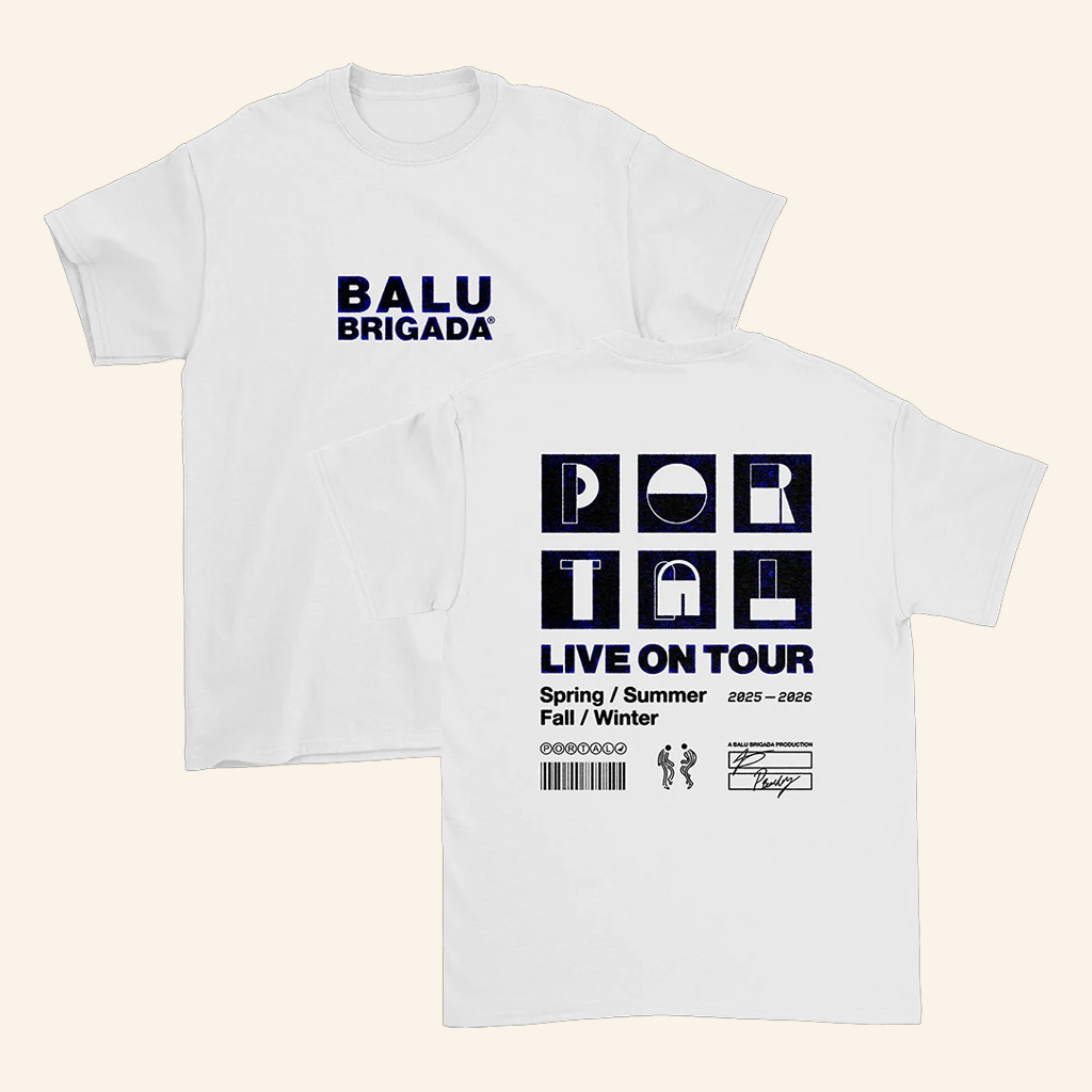 Hello Merch Balu Brigada Portal Live On Tour T-Shirt Presents For Music Lovers