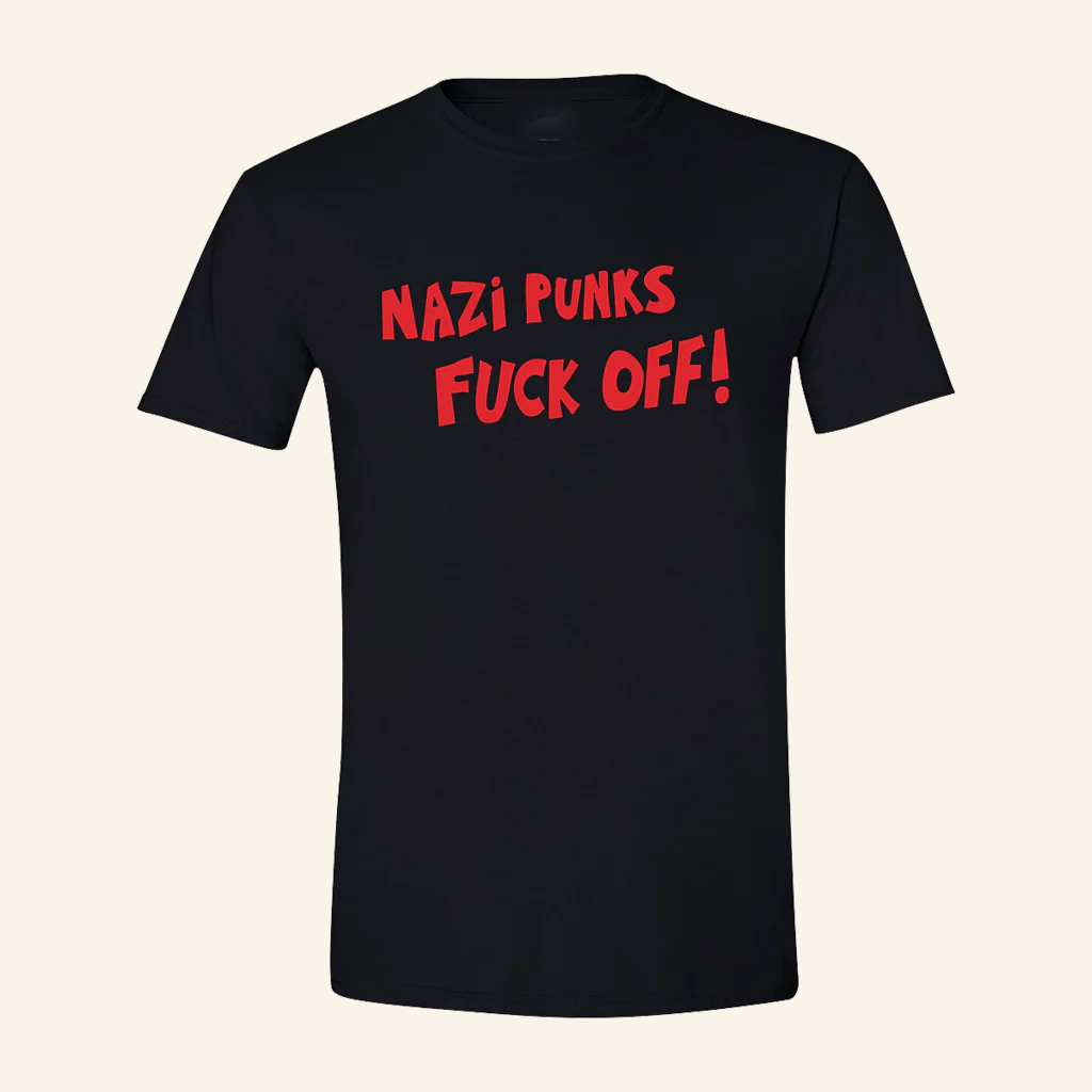 Hello Merch Dead Kennedys Nazi Punks Fck Off Black T-Shirt Xmas Gifts For Dad