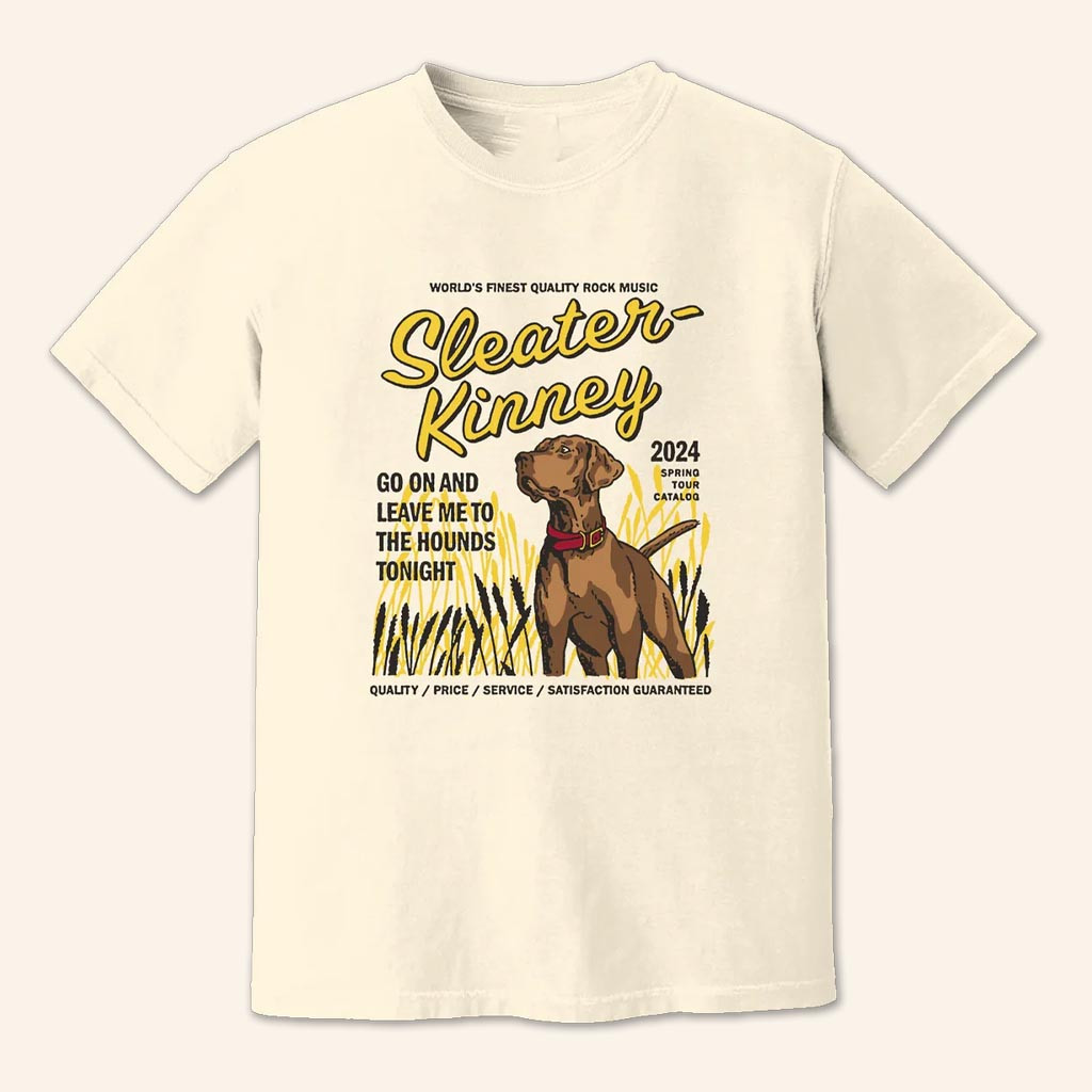 Hello Merch Sleater Kinney Hounds T-Shirt Unique Gifts For Husband