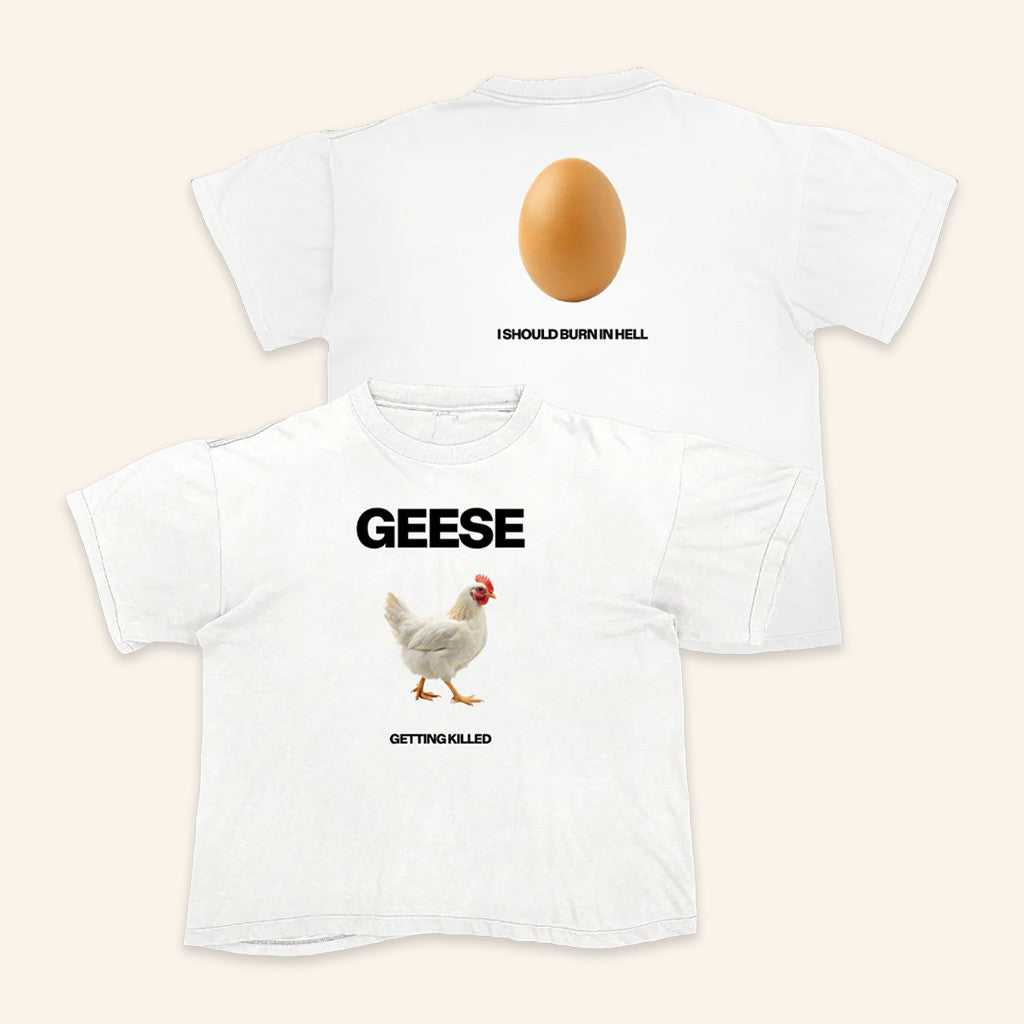Hellomerch Merch Geese Chicken T-Shirt Gifts For Best Friends