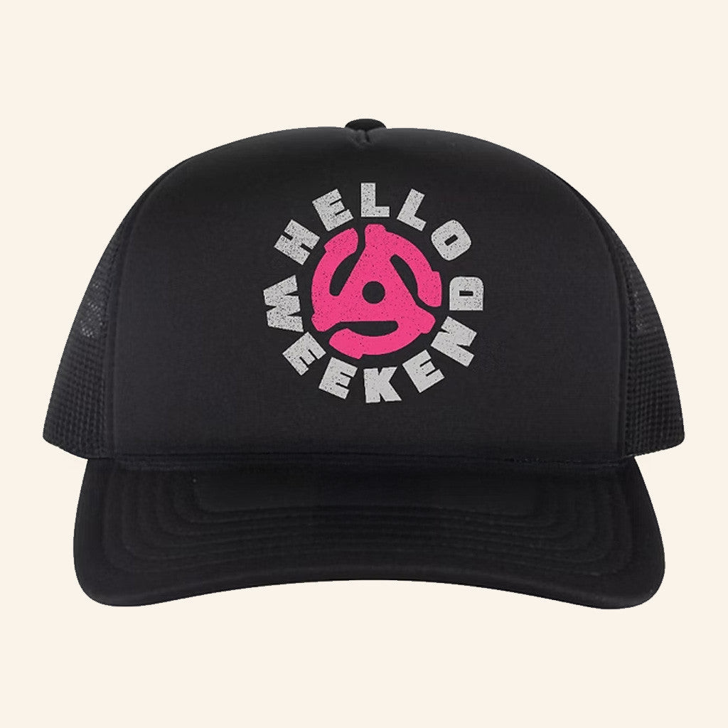 Helloweekendmusic Merch Hw Foam Trucker Hat Gifts For Her Helloweekendmusic Merch Hw Foam Trucker Hat Gifts For Her