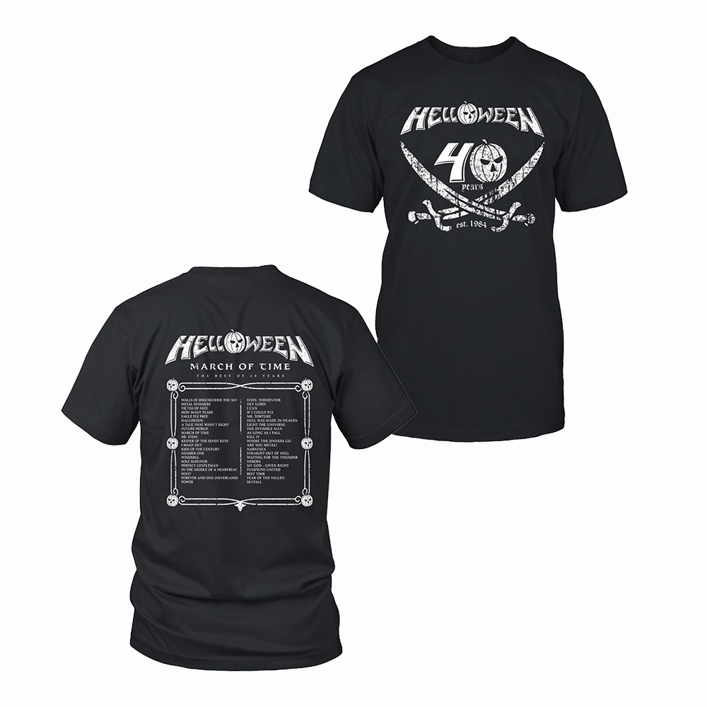 Helloween 1986 - 2026 Anniversary Merch Helloween 40 Years Est 1984 T-Shirt Music Fan Gift