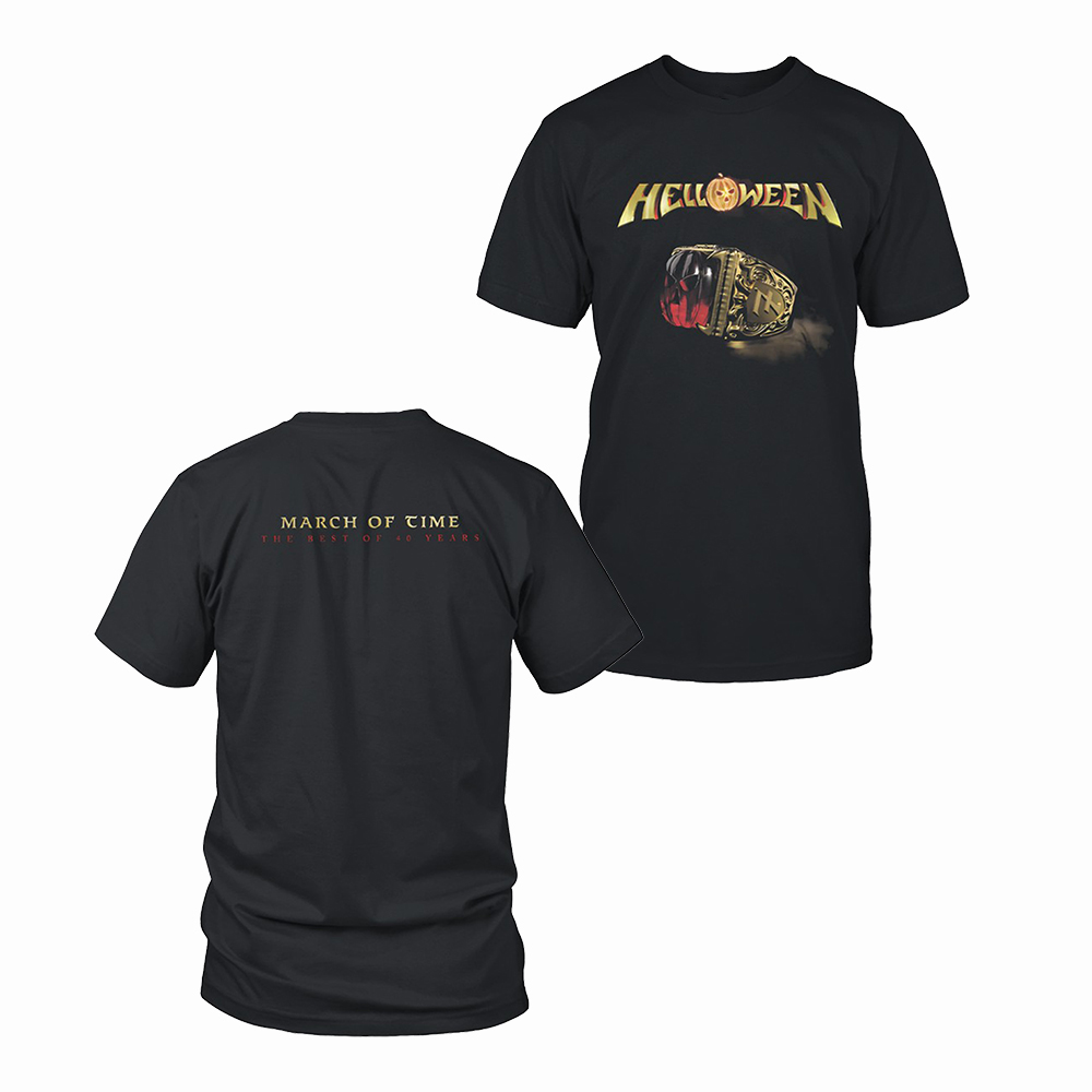 Helloween 1986 - 2026 Anniversary Merch Helloween March Of Time T-Shirt Music Lover Present