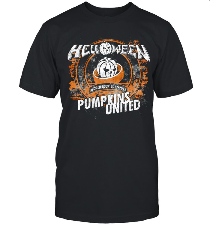 Helloween 1986 - 2026 Anniversary Merch Helloween Pumpkins United T-Shirt Music Lover Present