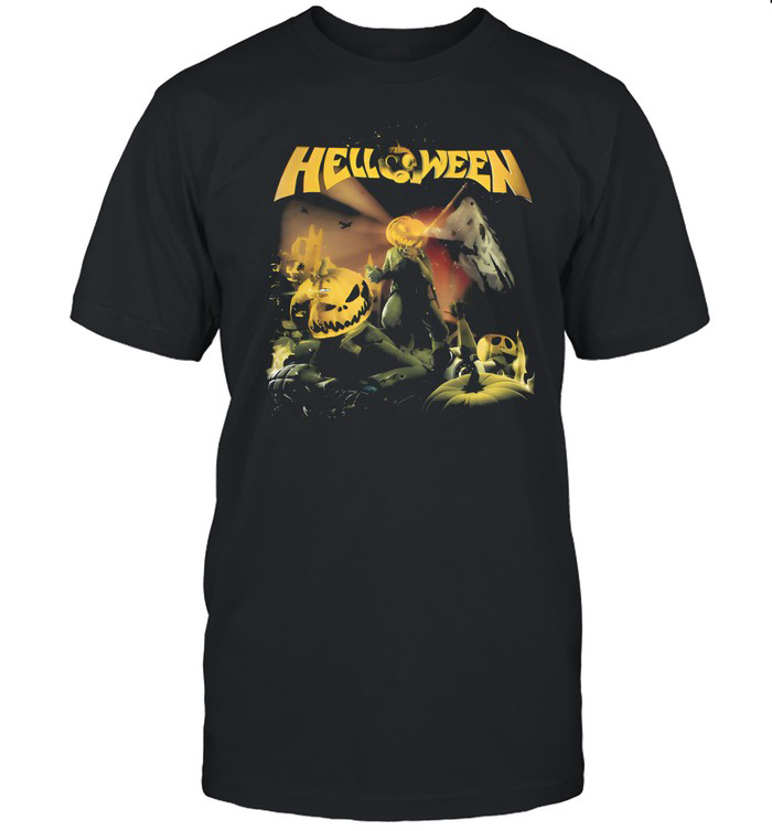 Helloween 1986 - 2026 Anniversary Merch Helloween Witch Pumpkin T-Shirt Music Fan Present