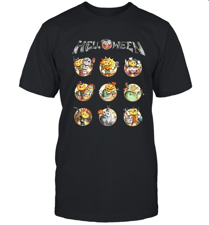Helloween 40th Anniversary Celebration Merch Helloween Witch Pumpkin T-Shirt Gift For Him