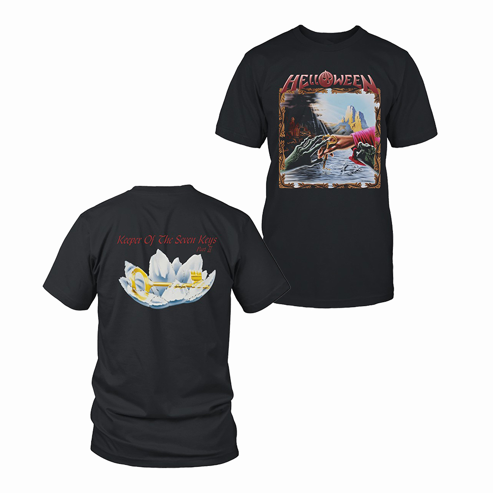 Helloween 40th Anniversary Celebration Merch Keeper Of The Seven Keys T-Shirt Music Addict Gift