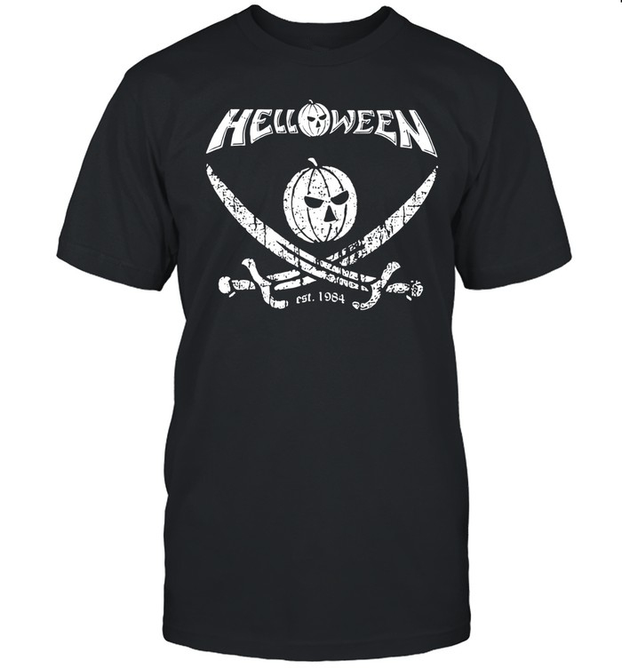 Helloween 40th Anniversary Merch Helloween Est 1984 T-Shirt Fan Gift
