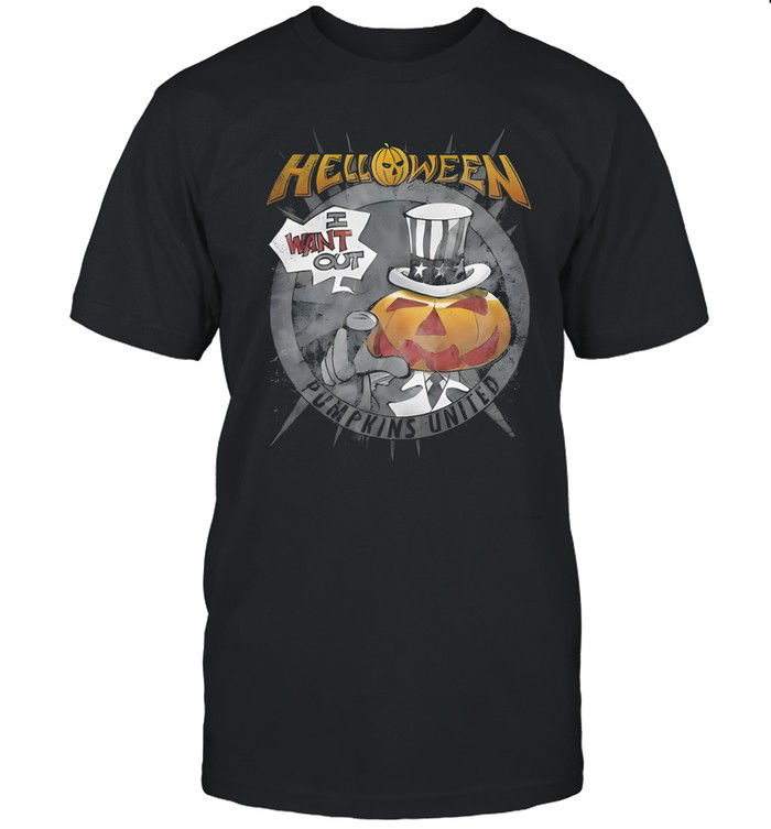 Helloween 40th Anniversary Merch Helloween Pumpkins United T-Shirt Gift For Music Addicts