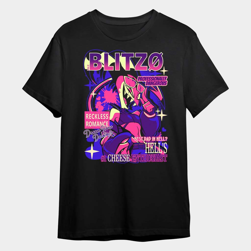 Helluva Boss Merch Blitz Shirt From Helluva Boss With Love T-Shirt Gifts For Son