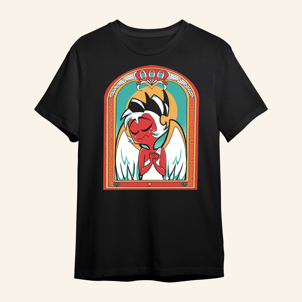 Helluva Boss Merch Blitzo Angel T-Shirt Good Christmas Gifts For Cartoon Fans
