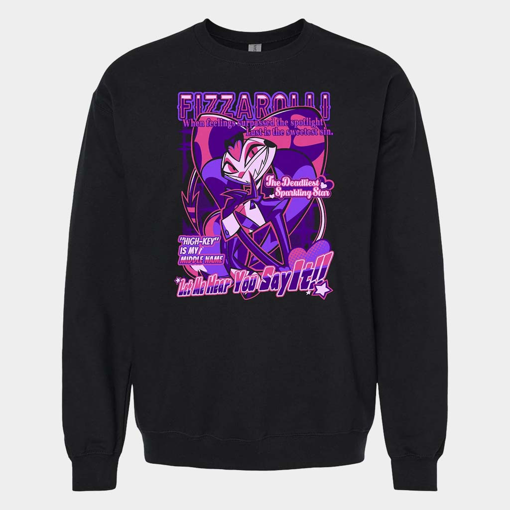 Helluva Boss Merch Fizz Crewneck From Helluva Boss With Love Sweatshirt Gift For Friends Helluva Boss Merch Fizz Crewneck From Helluva Boss With Love Sweatshirt Gift For Friends