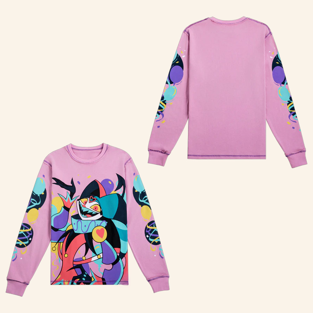 Helluva Boss Merch Fizzarolli Long Sleeve Shirt Christmas Gifts For Her Helluva Boss Merch Fizzarolli Long Sleeve Shirt Christmas Gifts For Her