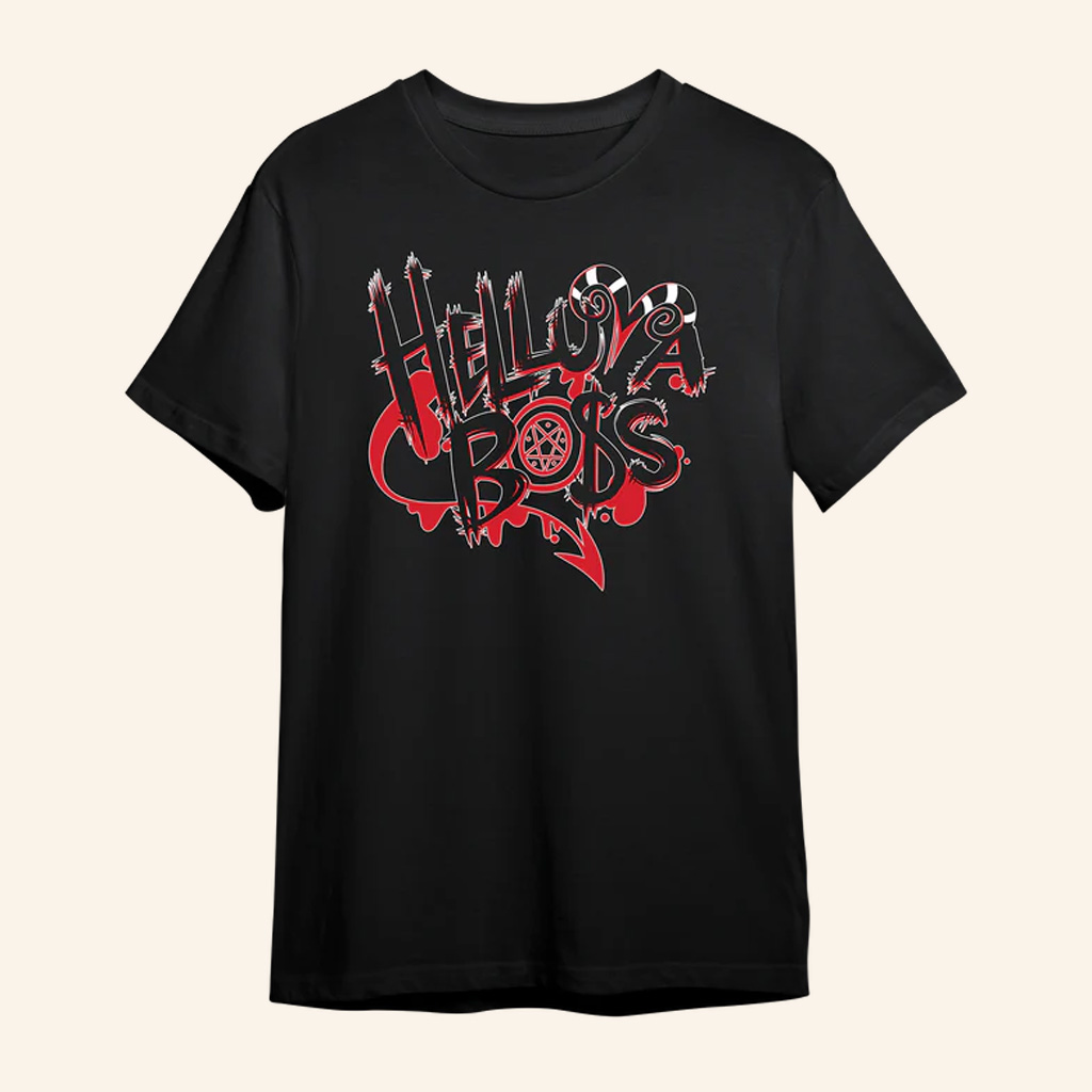 Helluva Boss Merch Helluva Boss Logo Black T-Shirt Christmas Ideas For Him Helluva Boss Merch Helluva Boss Logo Black T-Shirt Christmas Ideas For Him