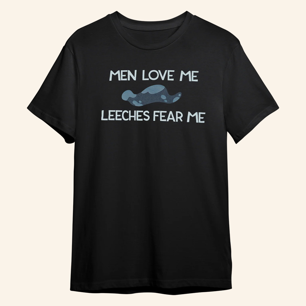 Helluva Boss Merch Men Love Me Leeches Fear Me T-Shirt Christmas Gift Ideas Helluva Boss Merch Men Love Me Leeches Fear Me T-Shirt Christmas Gift Ideas
