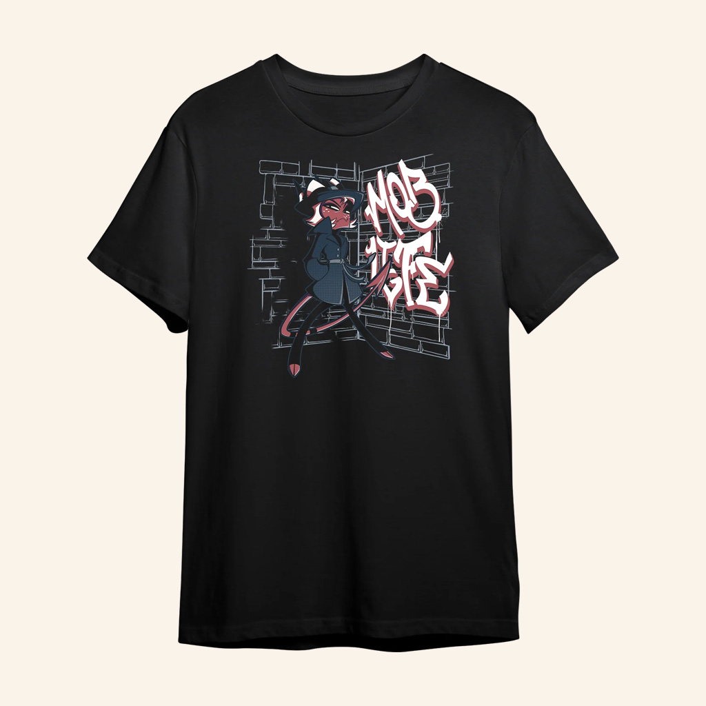 Helluva Boss Merch Mob Life T-Shirt Christmas Presents For Girlfriend Helluva Boss Merch Mob Life T-Shirt Christmas Presents For Girlfriend