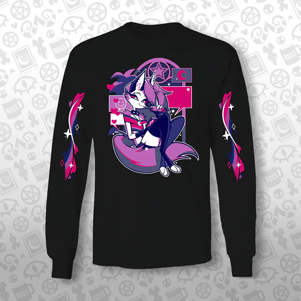 Helluva Boss Pride Merch 2025 Loona Pride Long Sleeve Shirt Meaningful Father's Day Gifts