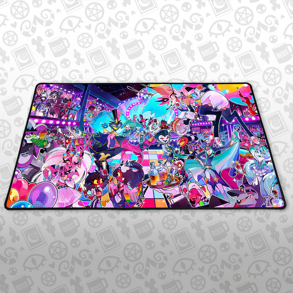Helluva Boss Pride Merch 2025 Pride Group Desk Mat Mouse Pad For Gamers For Fans Helluva Boss Pride Merch 2025 Pride Group Desk Mat Mouse Pad For Gamers For Fans