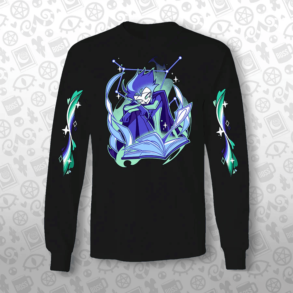 Helluva Boss Pride Merch 2025 Stolas Pride 2025 Long Sleeve Shirt Sentimental Father's Day Gifts Helluva Boss Pride Merch 2025 Stolas Pride 2025 Long Sleeve Shirt Sentimental Father's Day Gifts