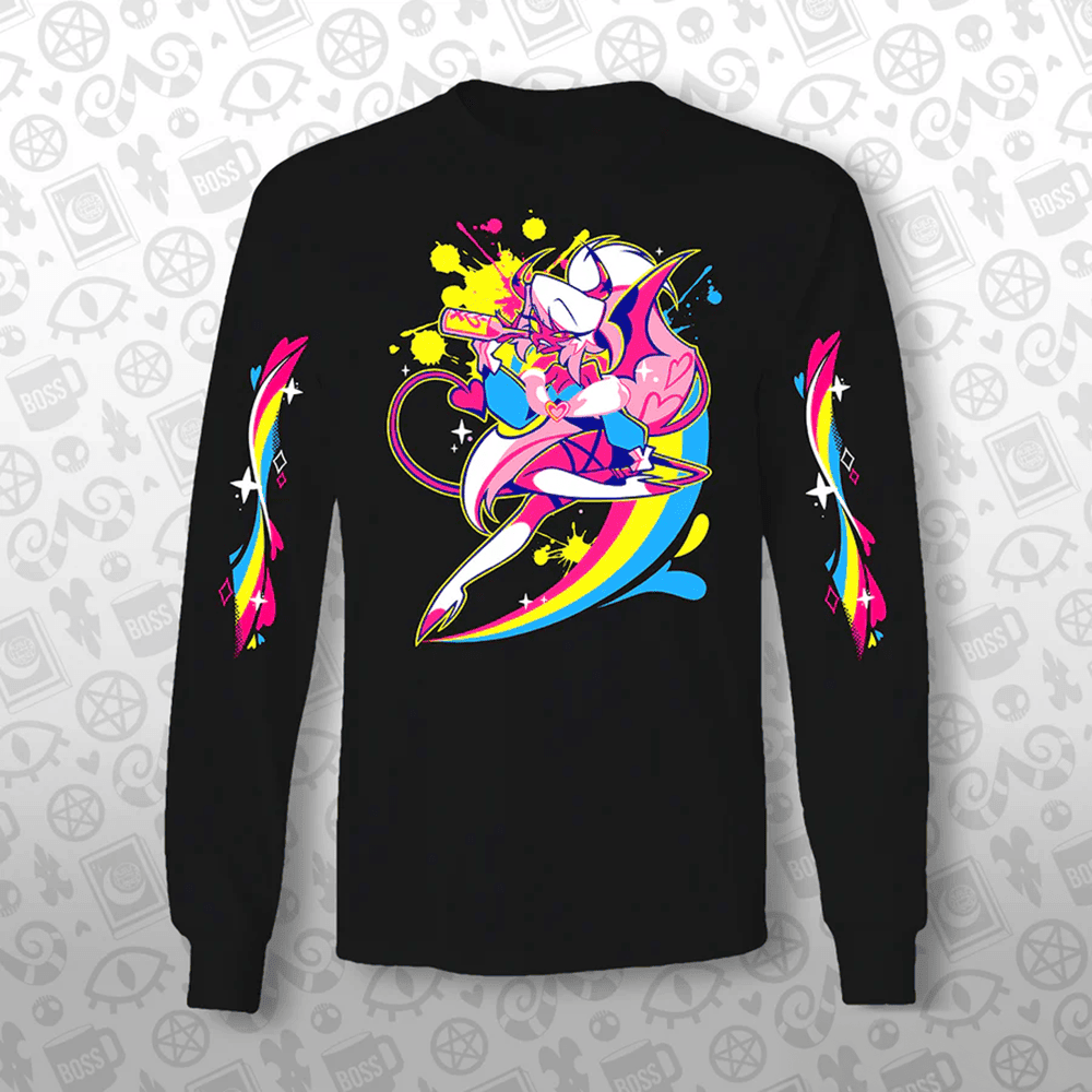 Helluva Boss Pride Merch 2025 Verosika Pride 2025 Long Sleeve Shirt Dad Fathers Day Gifts